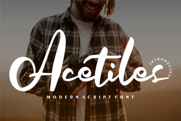 Acetiles: A Friendly Handwritten Font