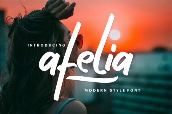 Afelia: A Modern Handwritten Font