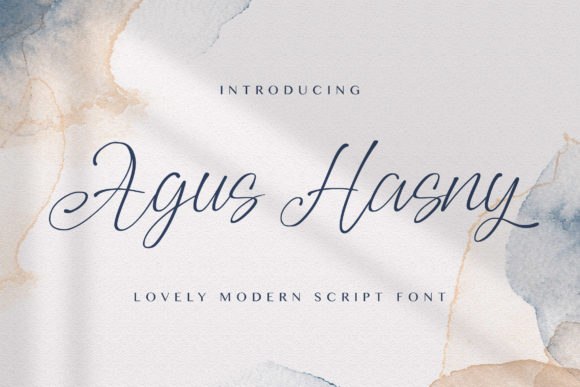 Agus Hasny: A Handwritten Font for Web Design
