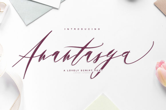 Anantasya: A Handwritten Font for Creative Makers