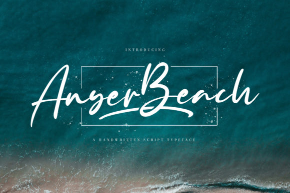 Anyer Beach: A Stylish Script Font