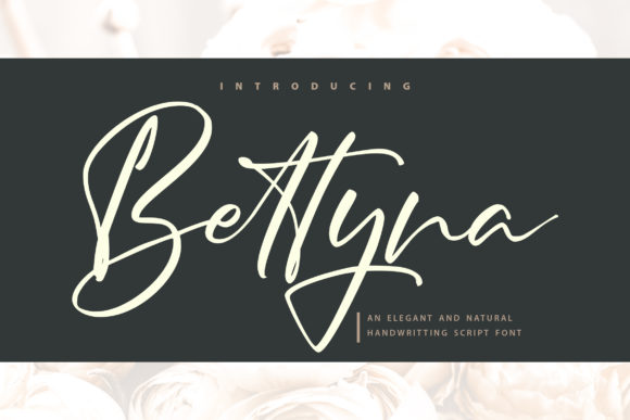 Bettyna: A Handwritten Font for Creative Makers