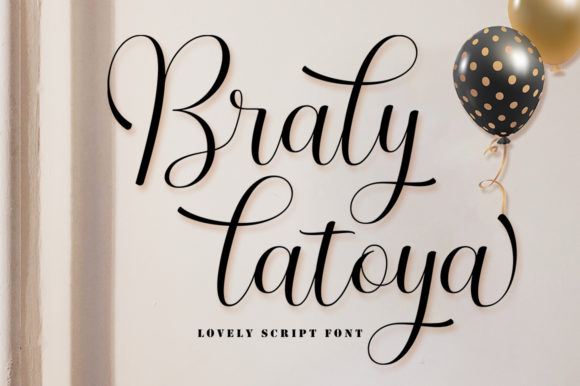 Braly Latoya: Elegant Handwritten Font