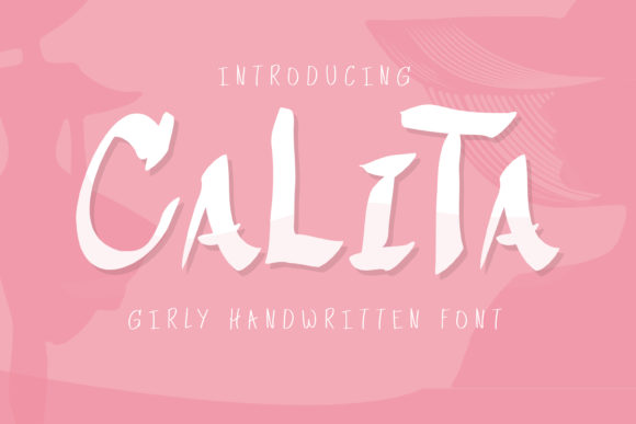 Calita: A Handwritten Font for Elegant Design