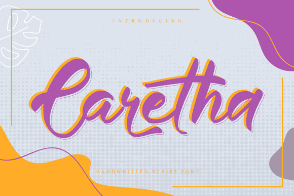 Caretha: A Handwritten Font for Creative Marketing
