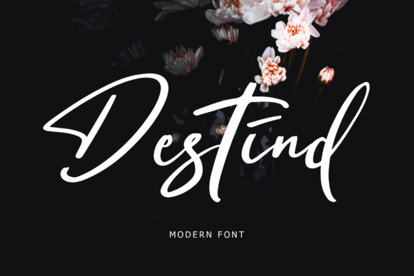 Destind: A Handwritten Font for Polished Branding