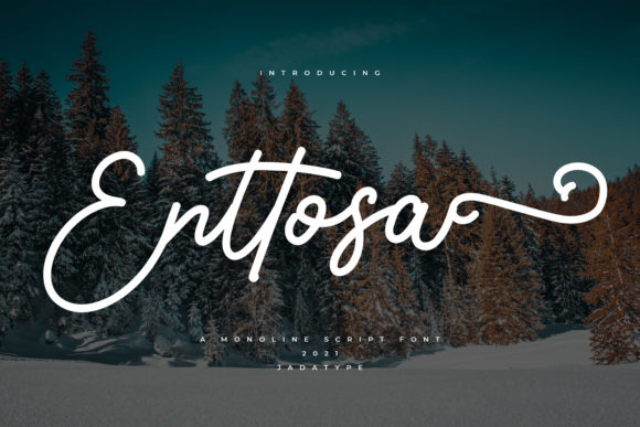 Enttosa: A Vintage Font for Polished Branding