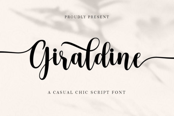Giraldine: A Dazzling Script Font