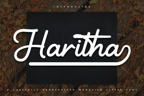 Haritha: A Vintage Handwritten Font