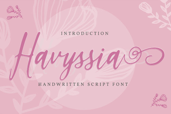 Havyssia: A Whimsical Script Font