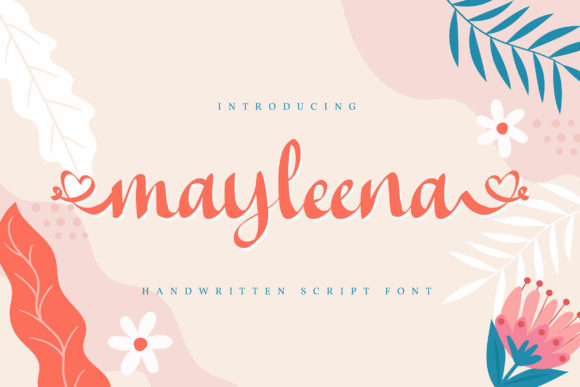 Mayleena: A Whimsical Script Font