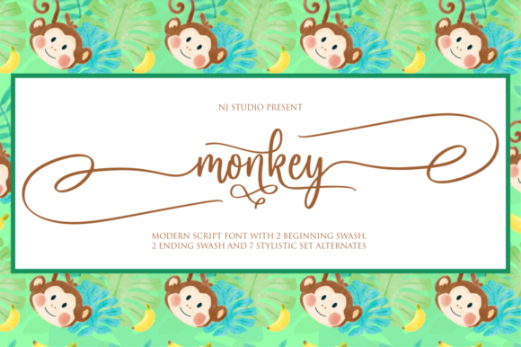 Monkey: A Handwritten Font for Creative Design