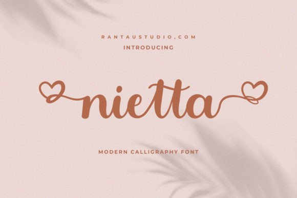 Nietta: A Font for Polished Branding