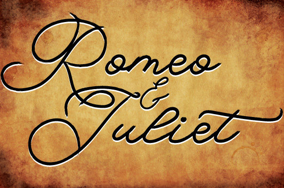 Romeo and Juliet Font for Web Design