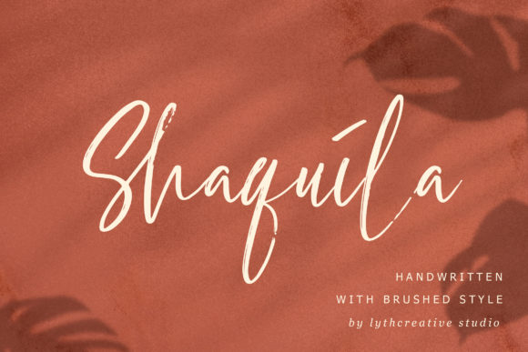 Shaquila: A Delicate Script Font