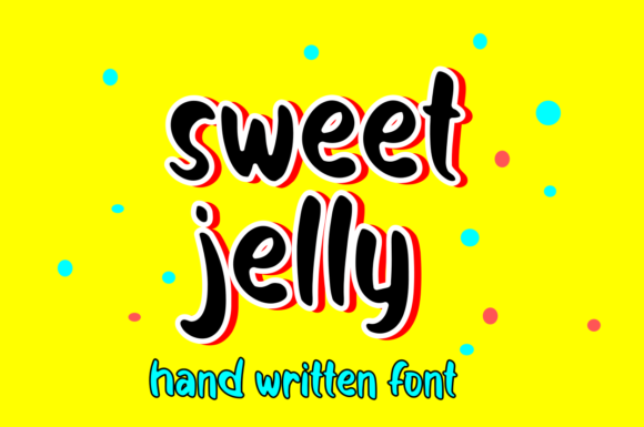 Sweet Jelly: A Handwritten Font for Creative Projects