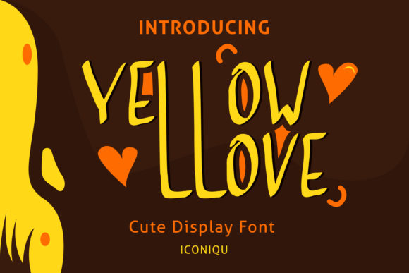 Yellow Love: A Playful Font for Creative Projects